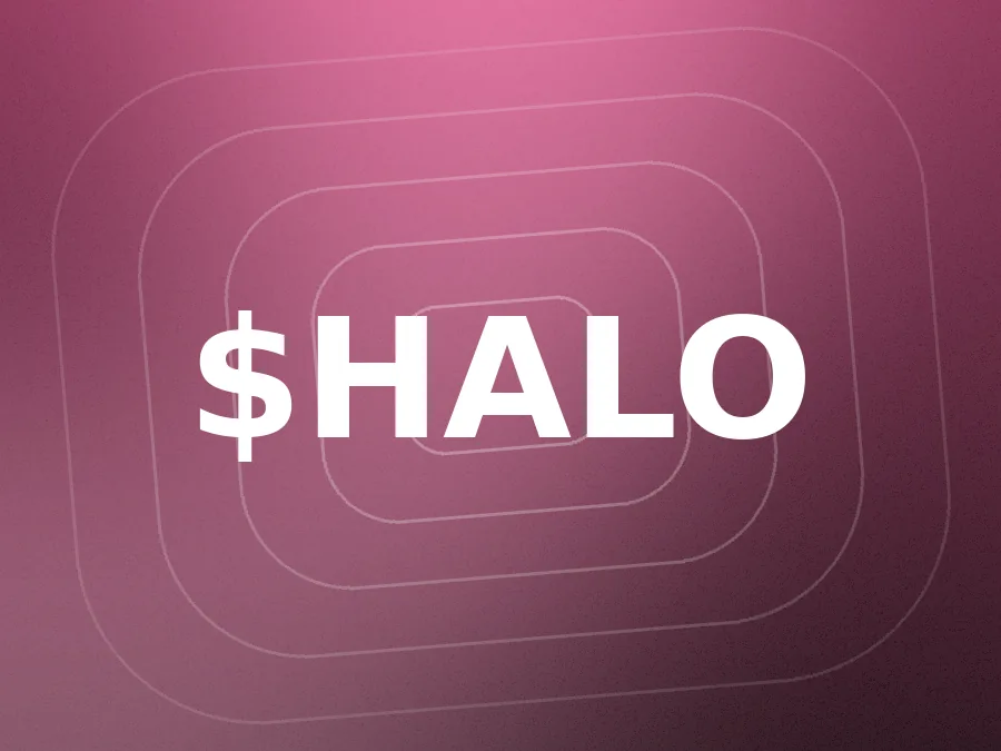 Placeholder artwork for the $HALO example