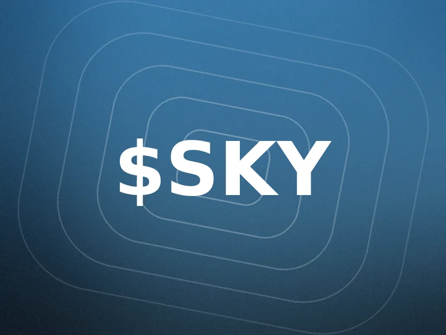 Placeholder artwork for the $SKY example